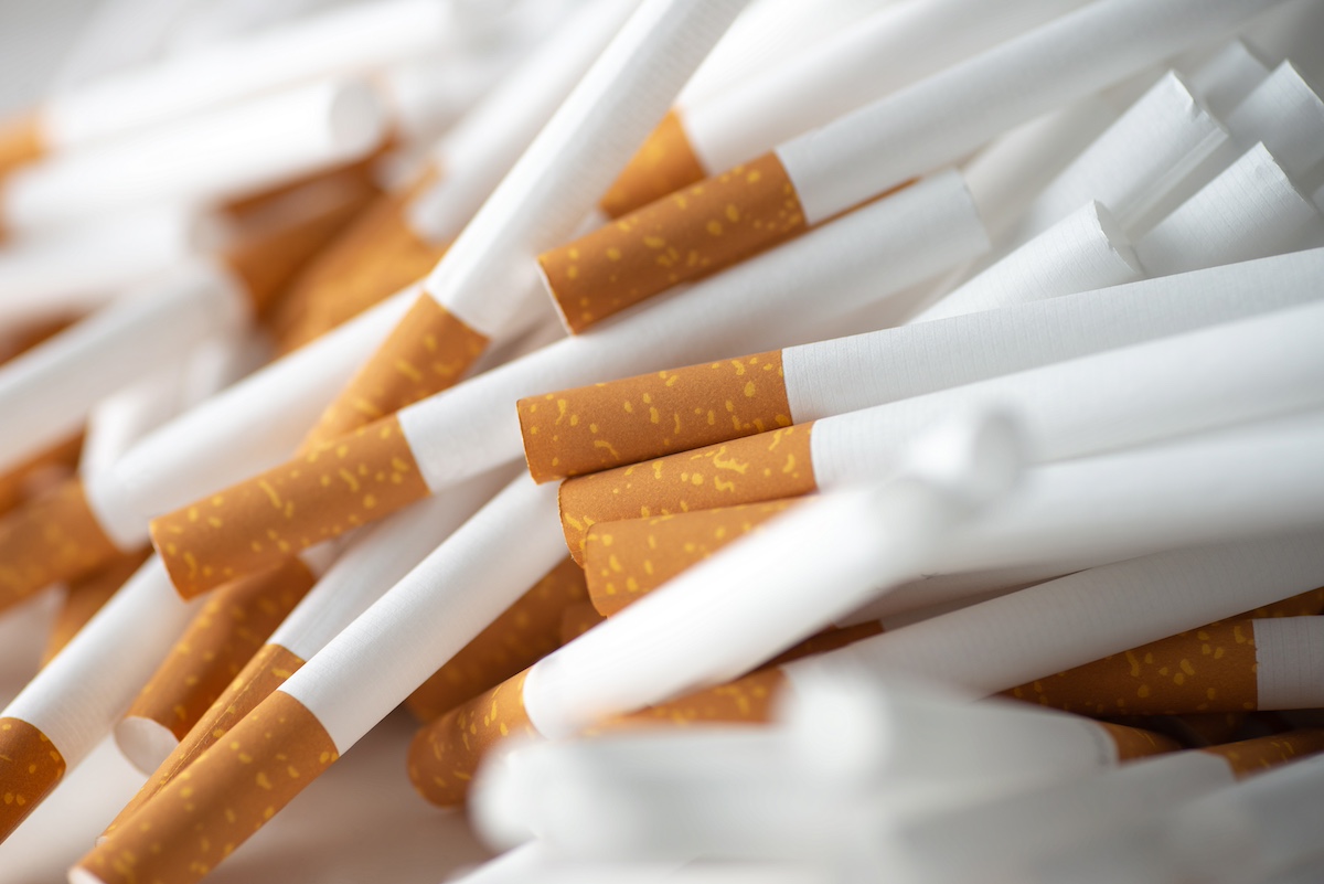 Lots of cigarettes